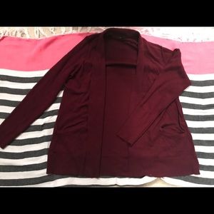Burgundy Cardigan